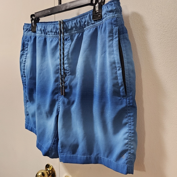 Mack Weldon Swim Shorts Trunks Men's Size Large Blue - Picture 3 of 10